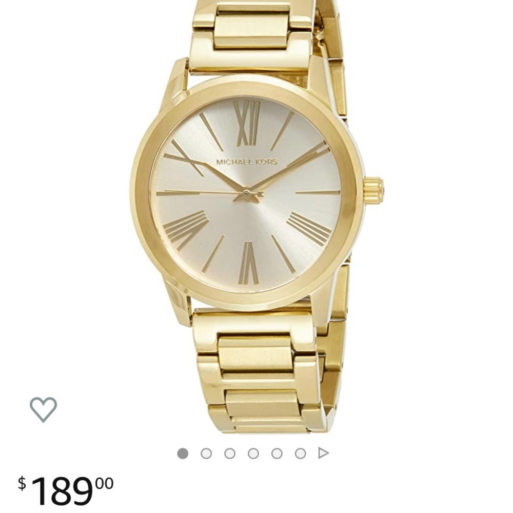 Michael Kors Gold Unisex watch 38 mm